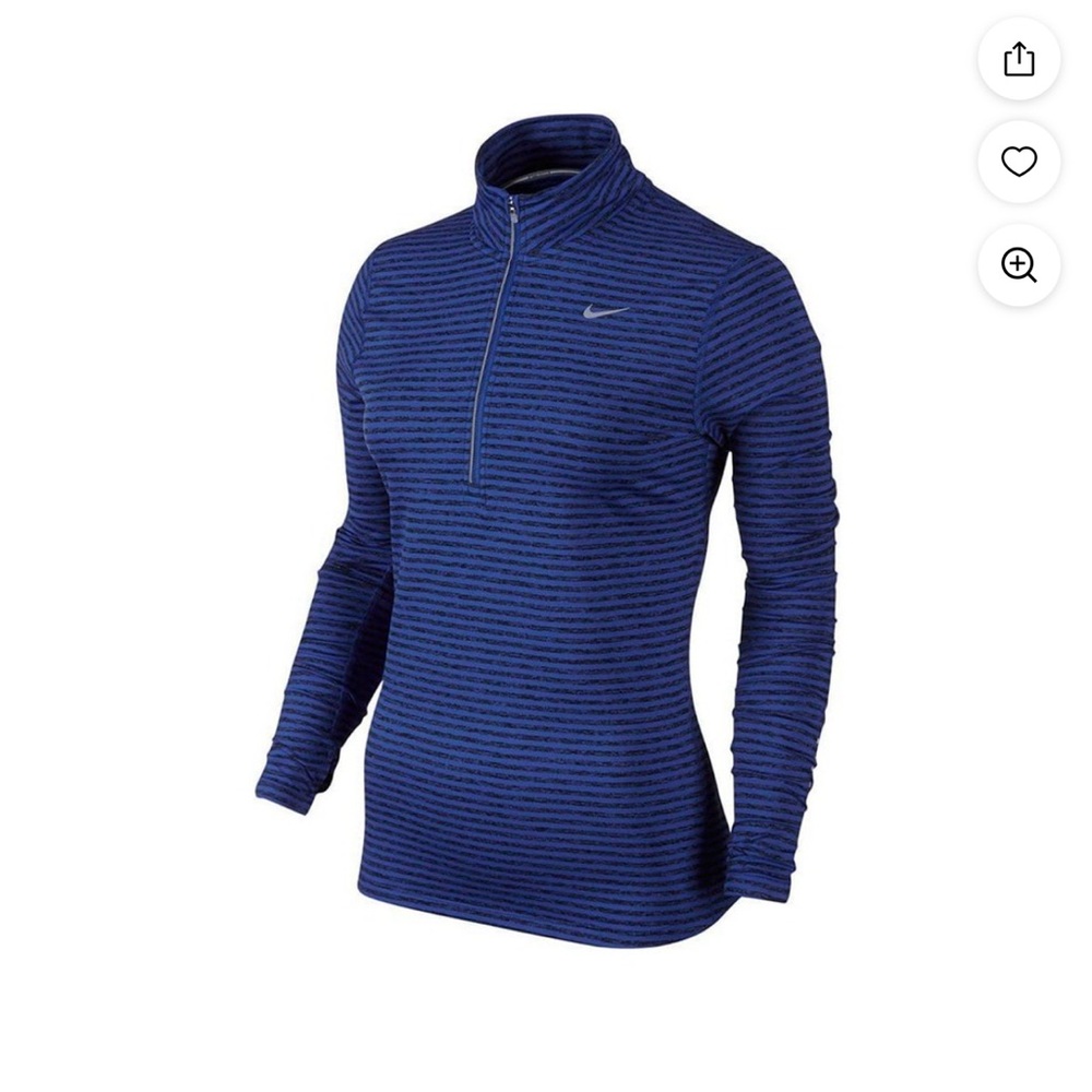 Nike Women’s Blue Striped Pullover